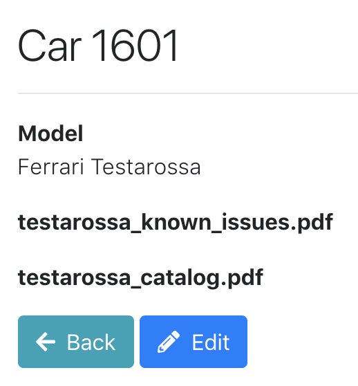 You can download documents by the car view